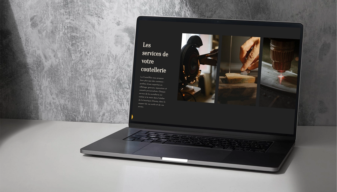 Refonte site internet de La Coutel'Rie à Auray