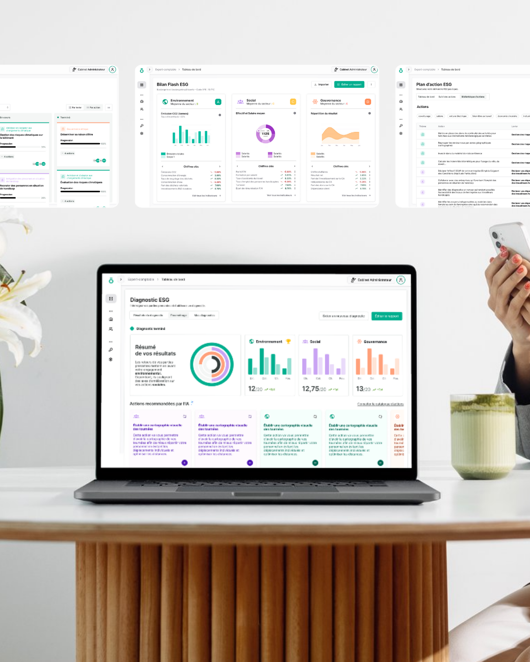 Projet enso rse, design de tous les modules